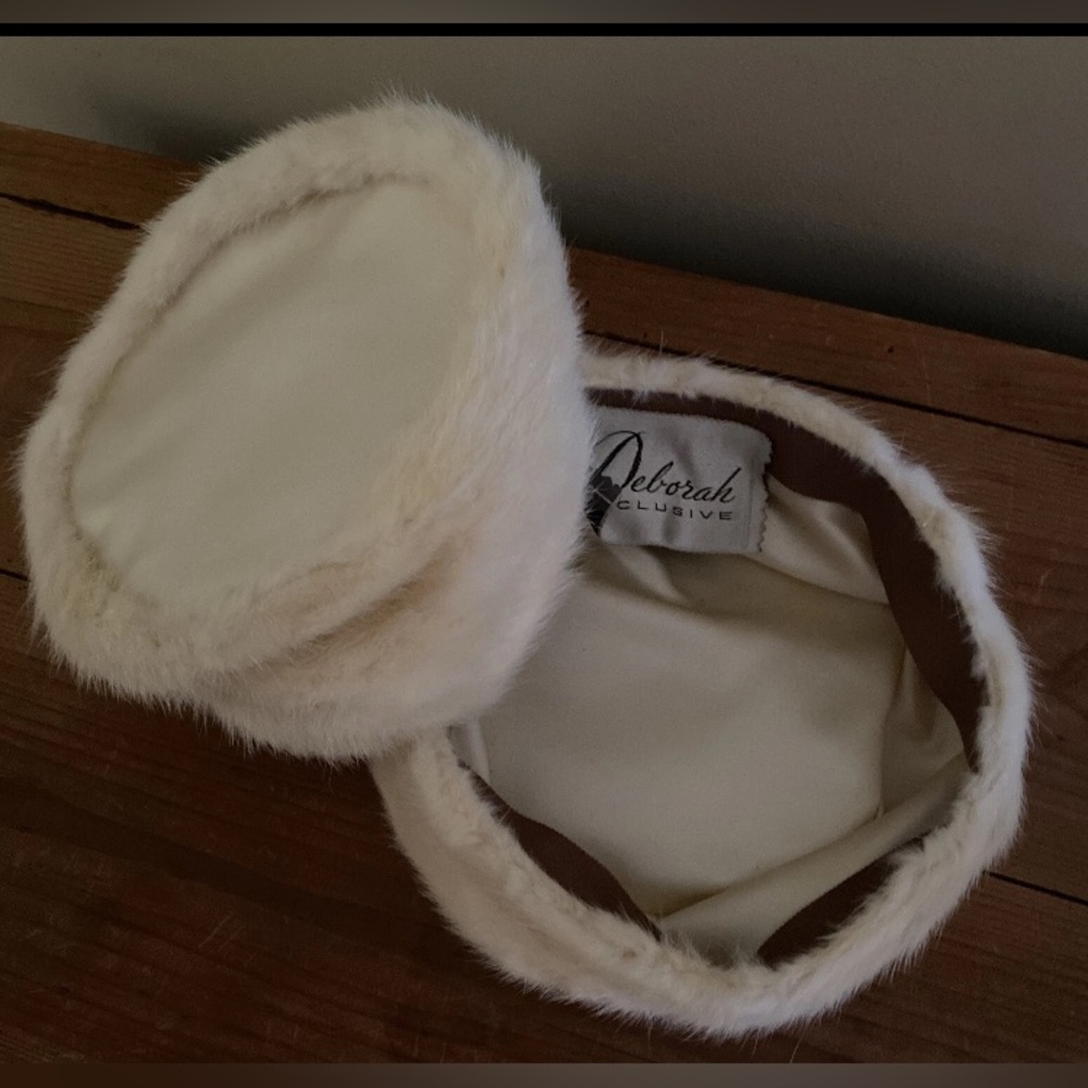Deborah Exclusive mink, pillbox Hat,From 1950s. - Picture 6 of 6